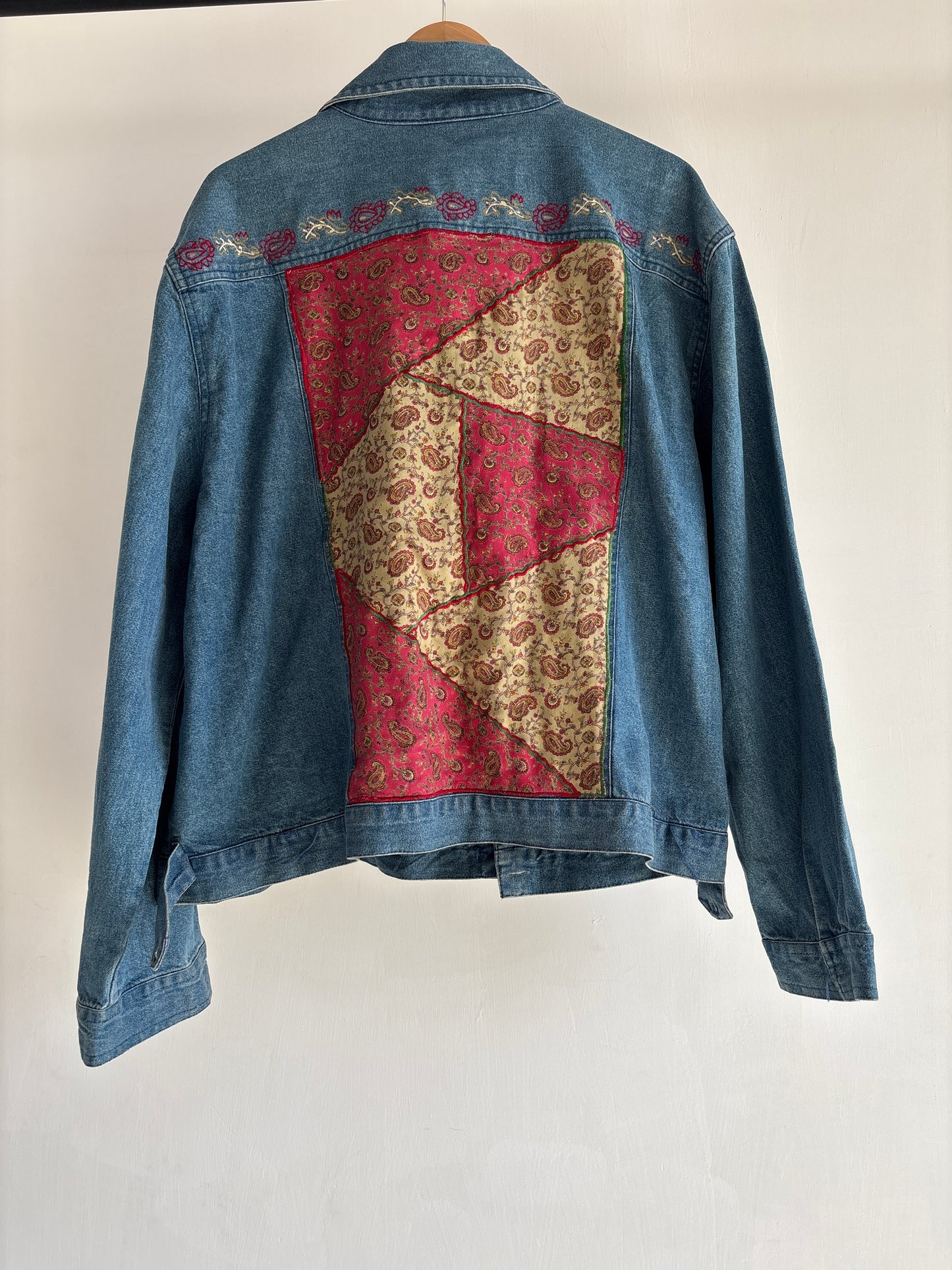 Denim Patchwork Jacket