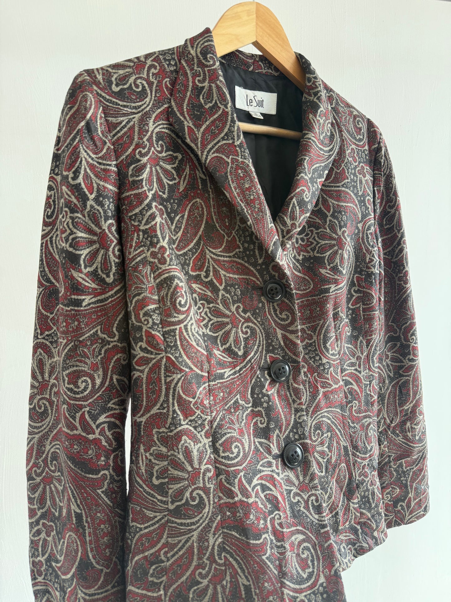 Boho Maroon Blazer