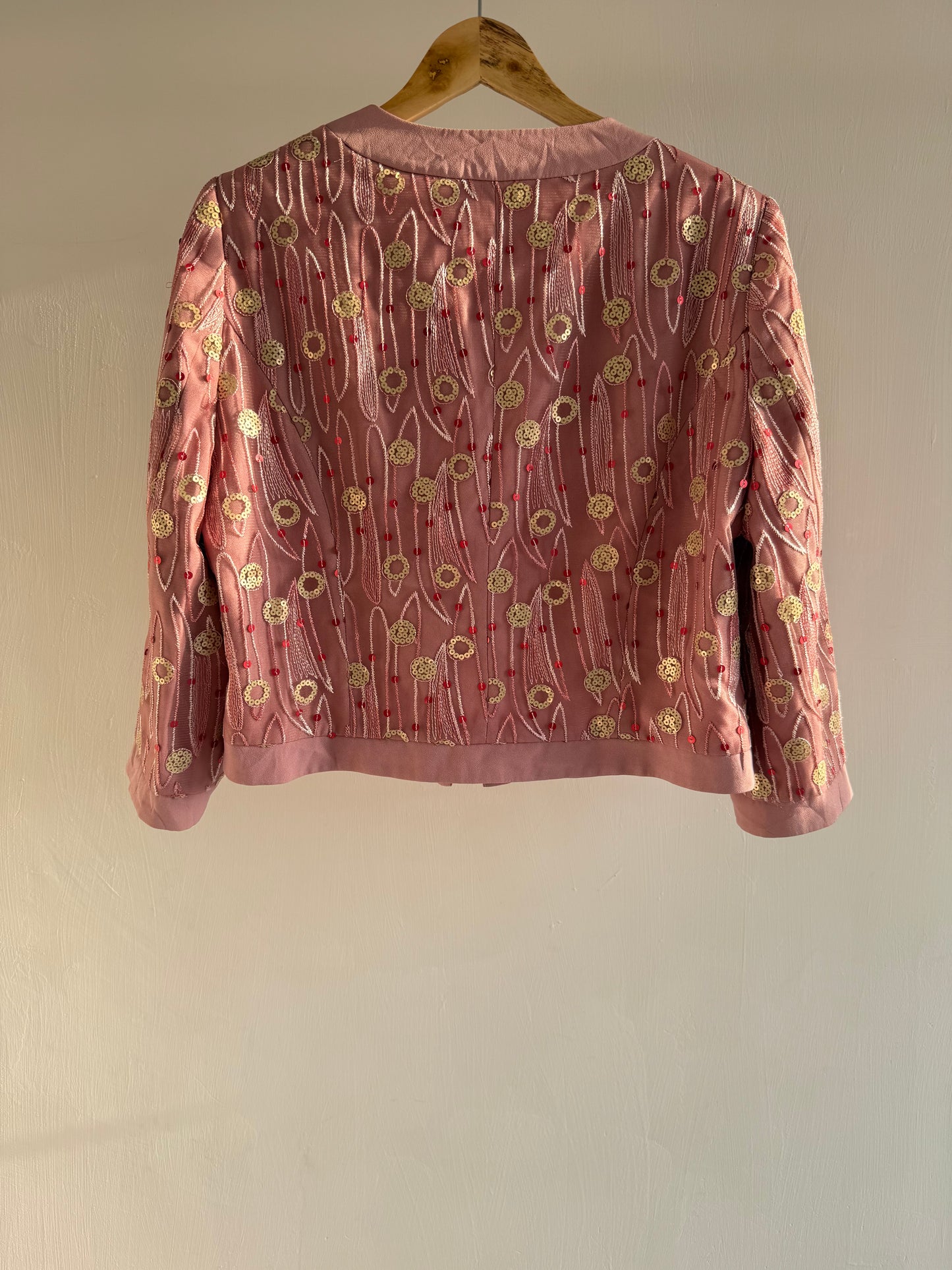 Mauve Embroidered Jacket