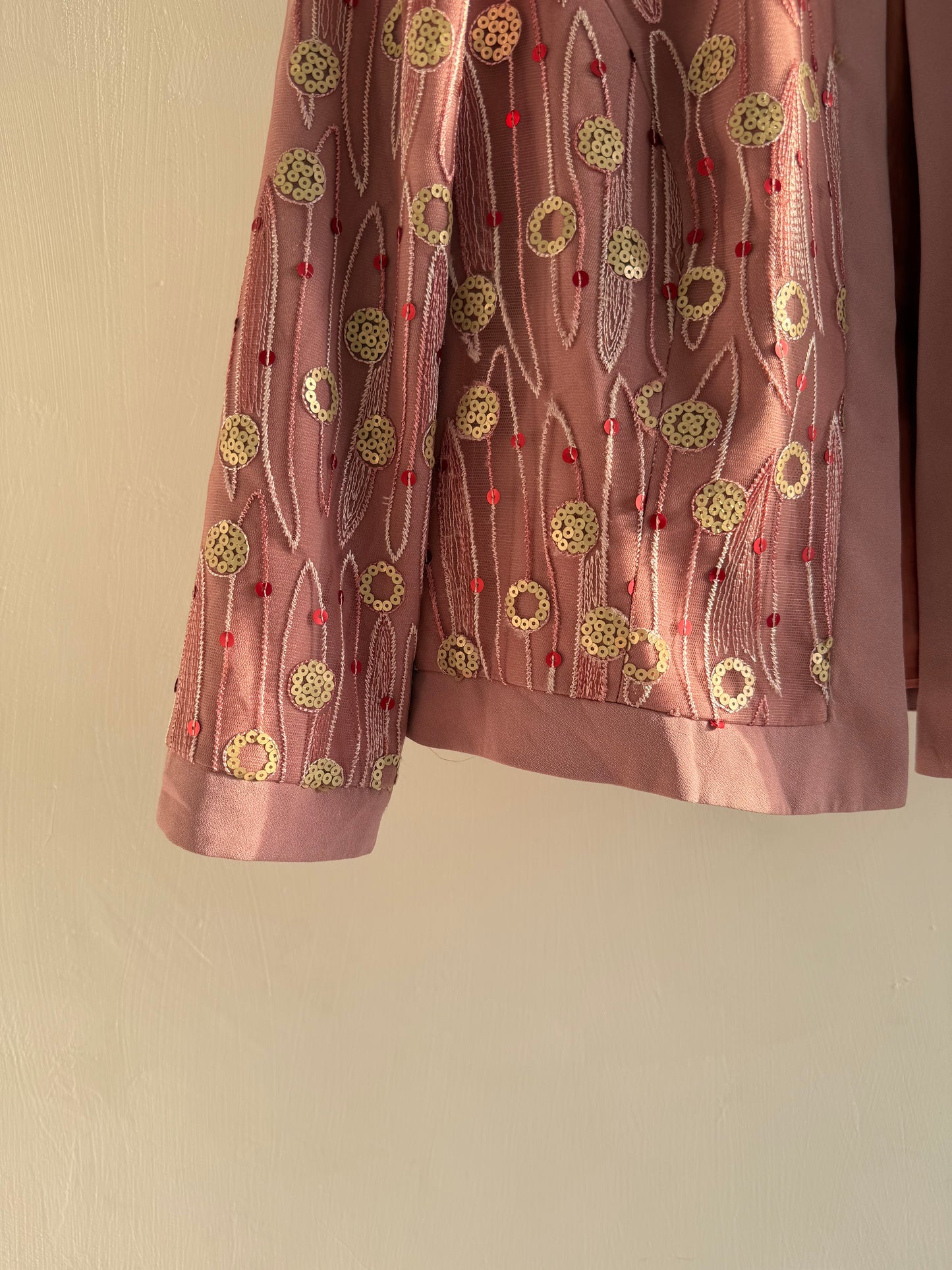 Mauve Embroidered Jacket