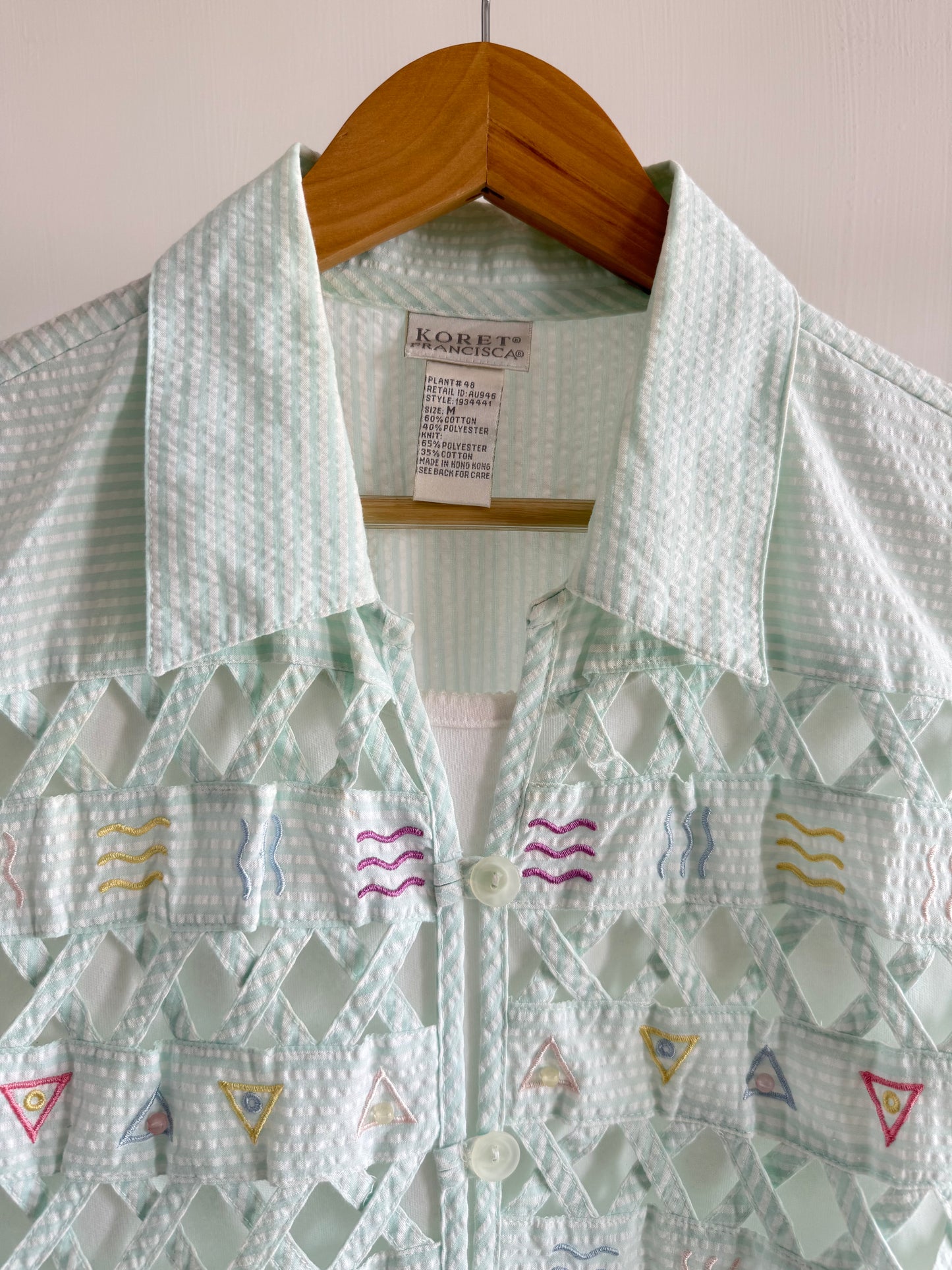 Sea Green Vest With Top