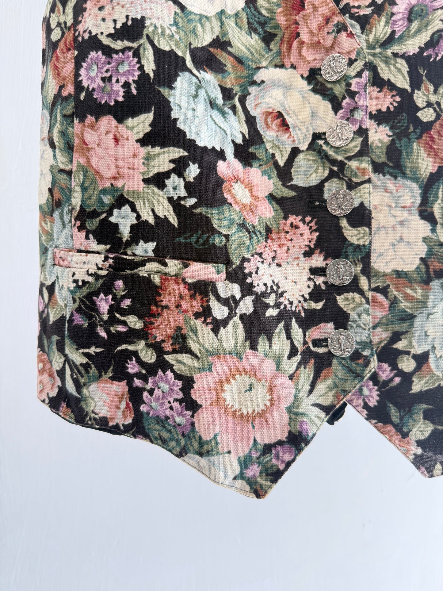 Floral Vintage Vest