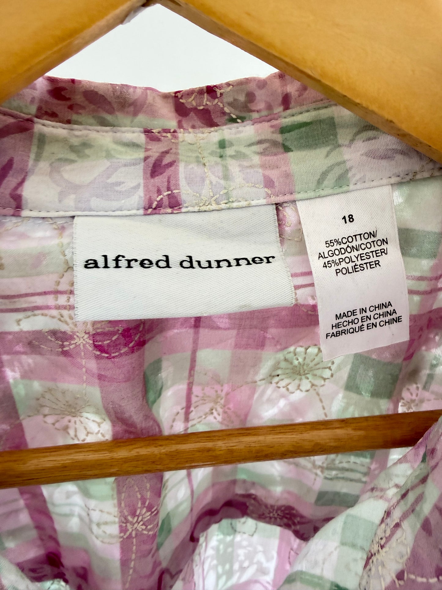 Blush Meadow Plaid Shirt