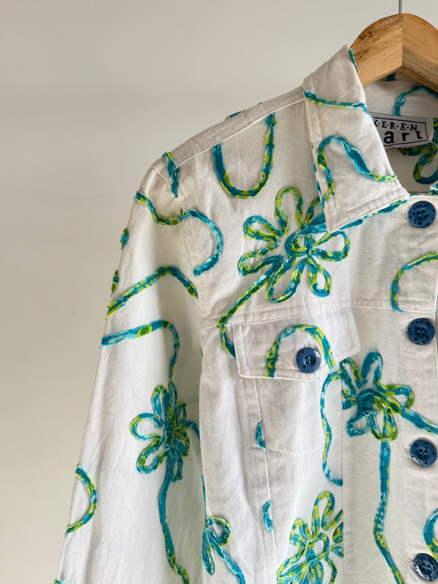 White Embroidered Jacket