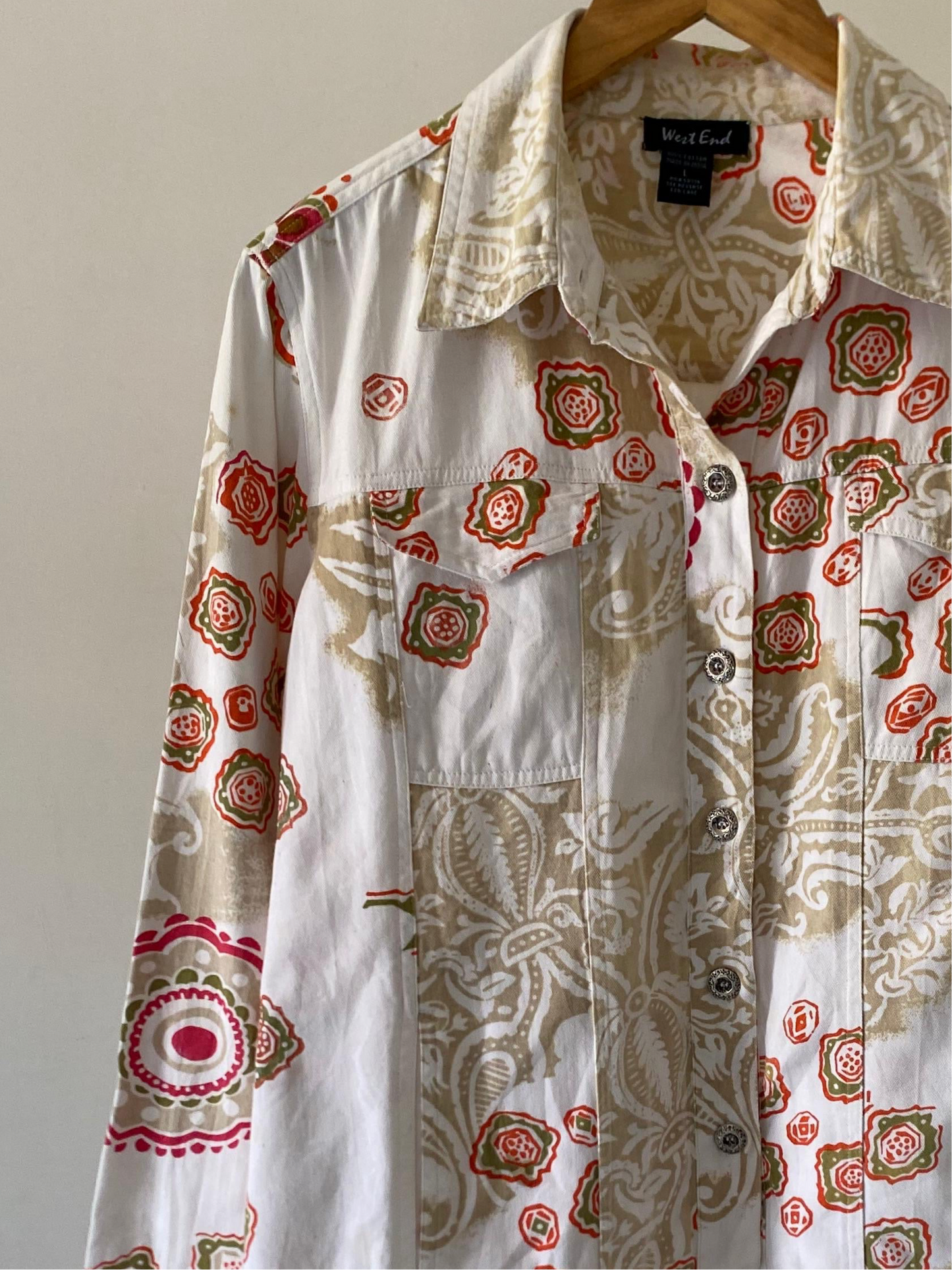 Printed floral jacket