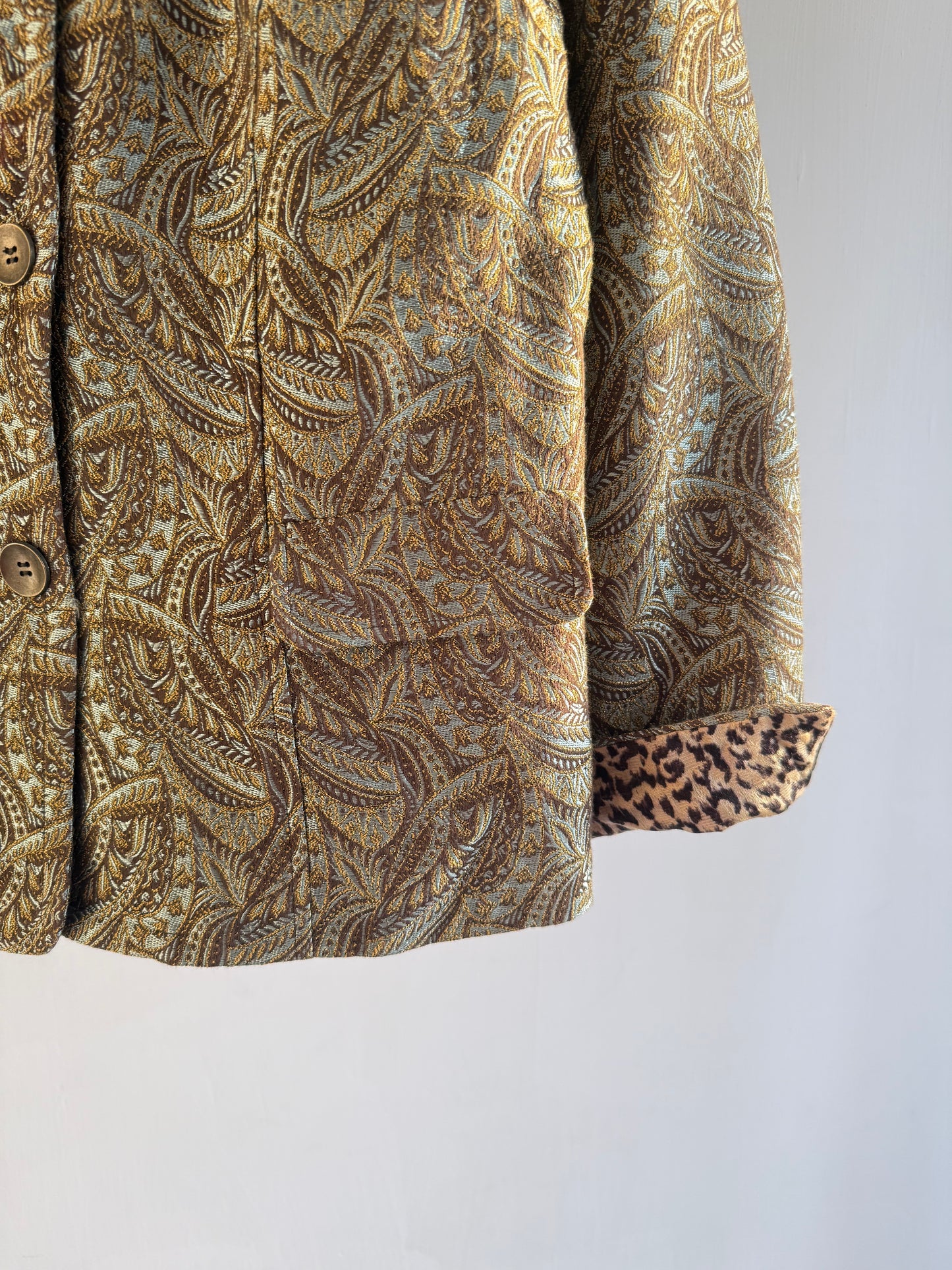 Olive Green Shimmery Jacket
