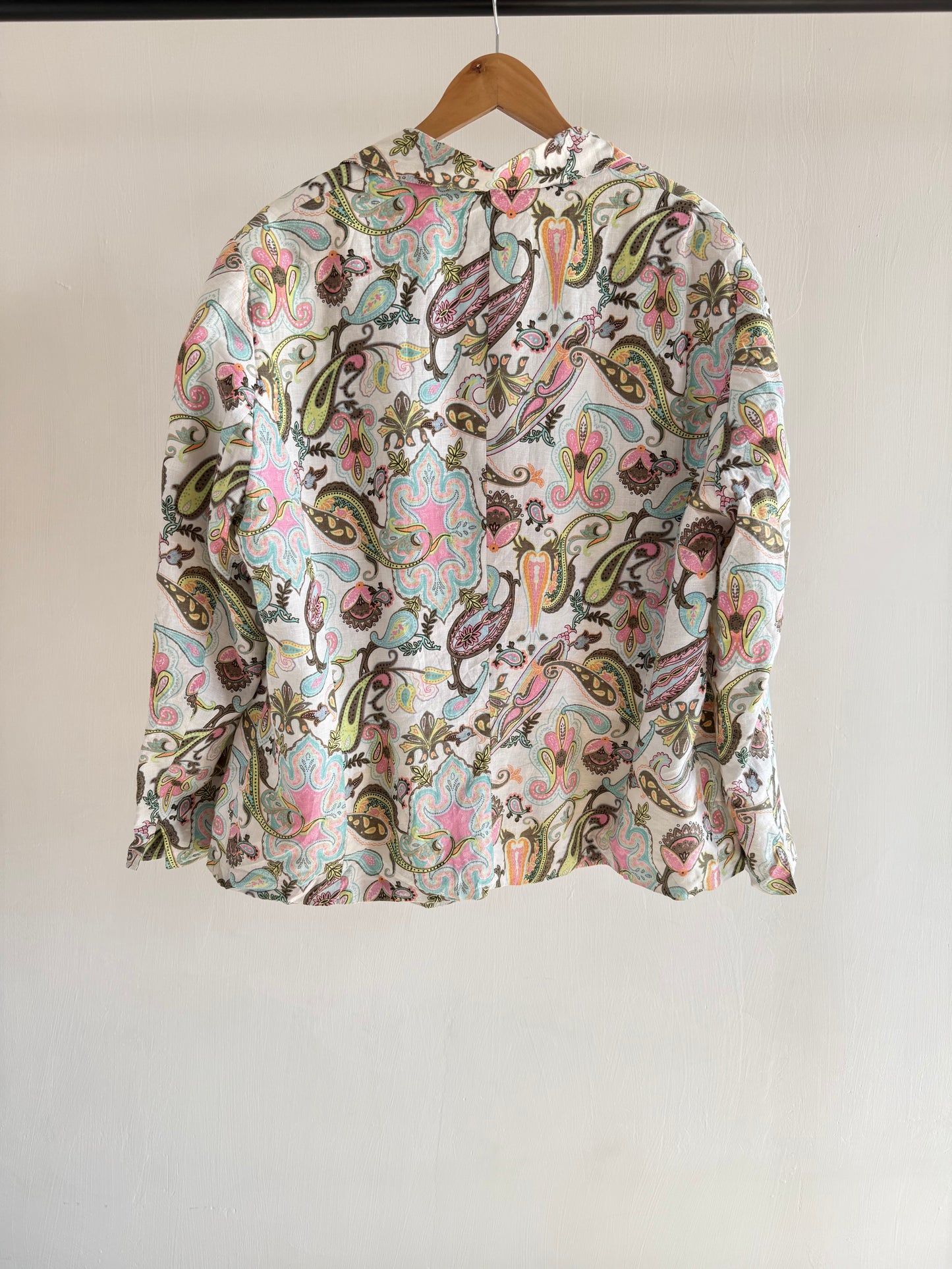 Paisley floral blazer