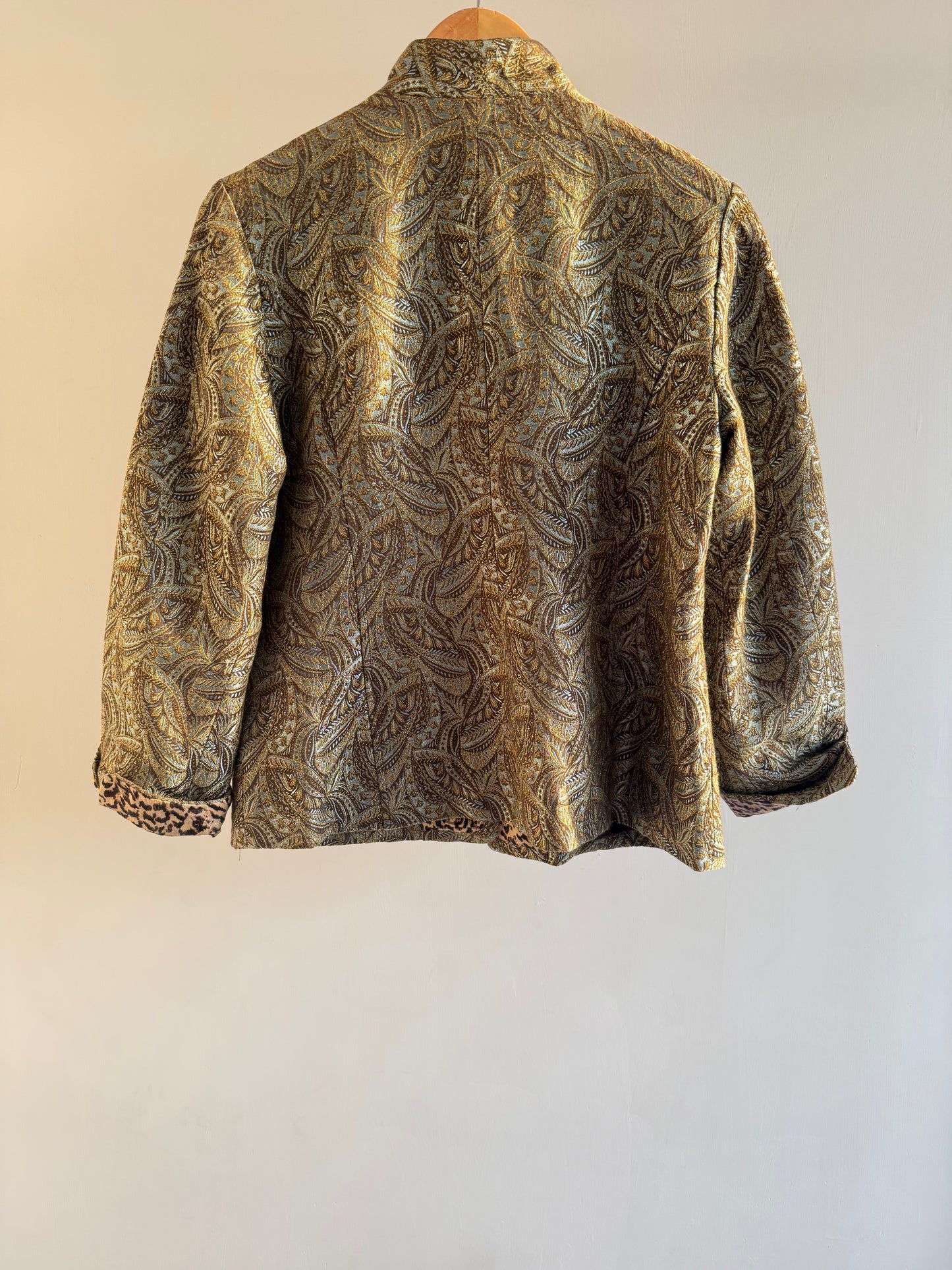 Olive Green Shimmery Jacket